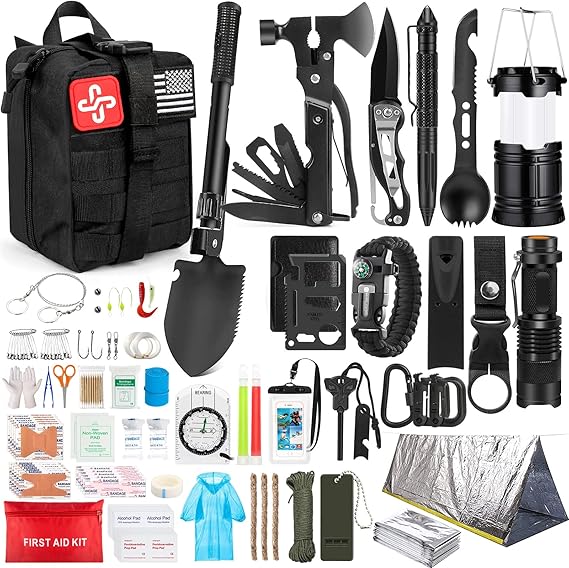 kit de primeros auxilios para supervivencia, botiquín de emergencia, equipo de supervivencia