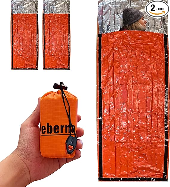 saco de dormir térmico, manta de supervivencia, saco de dormir ultraligero
